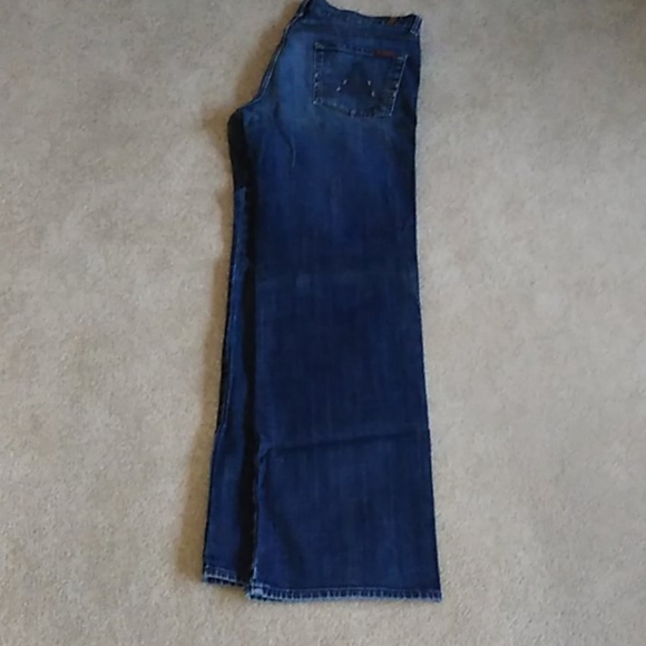 7 for all mankind "A" Pkt Relaxed button fly Denim - Picture 1 of 7